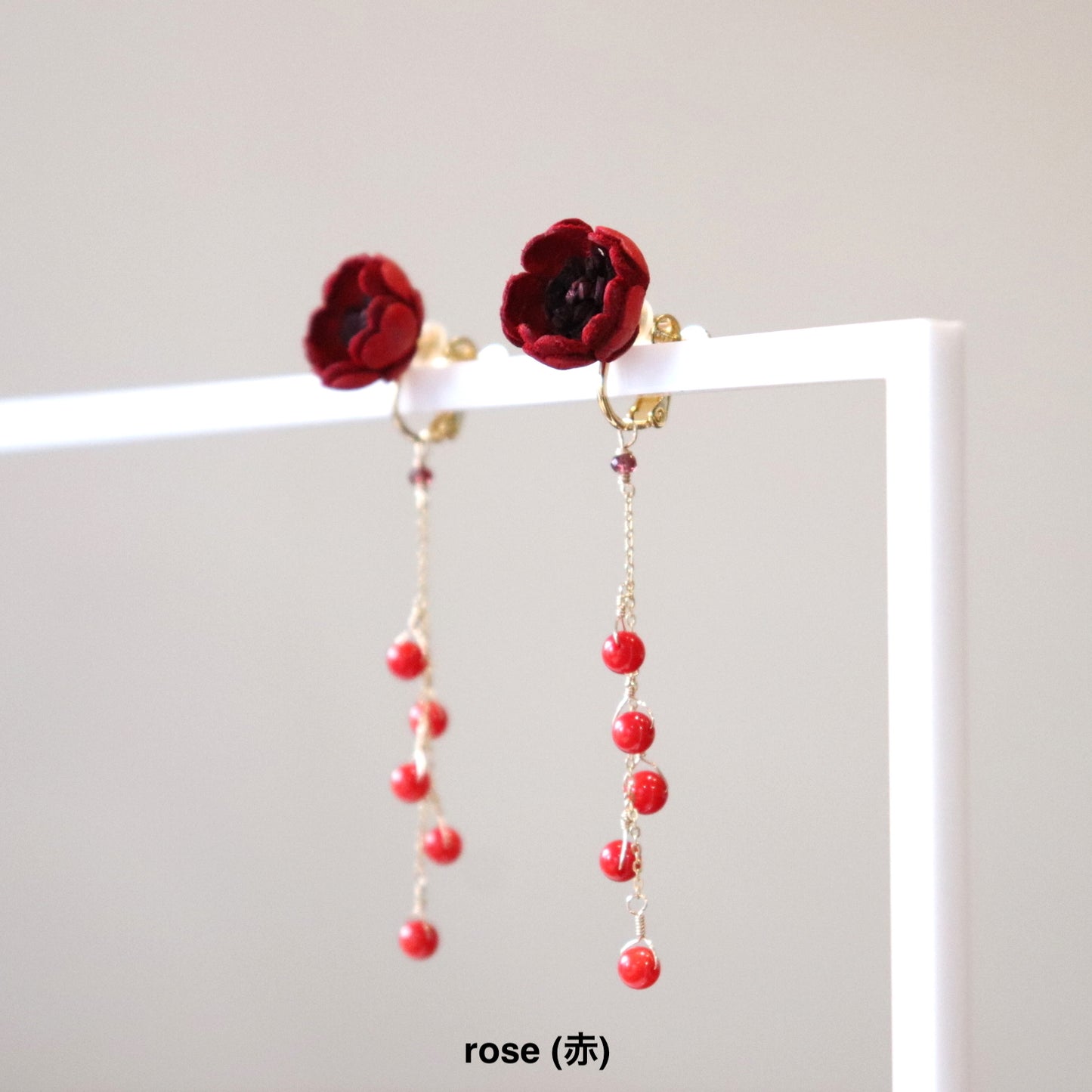 AKANE Earrings/Earrings Coral/2 Colors